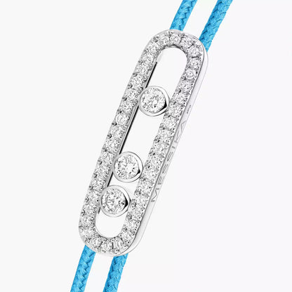 [ECHO]Messika Care(s) pink cord pavé bracelet