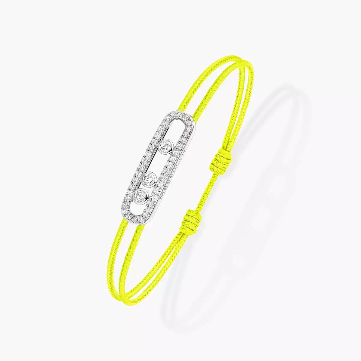 [ECHO]Messika Care(s) pink cord pavé bracelet
