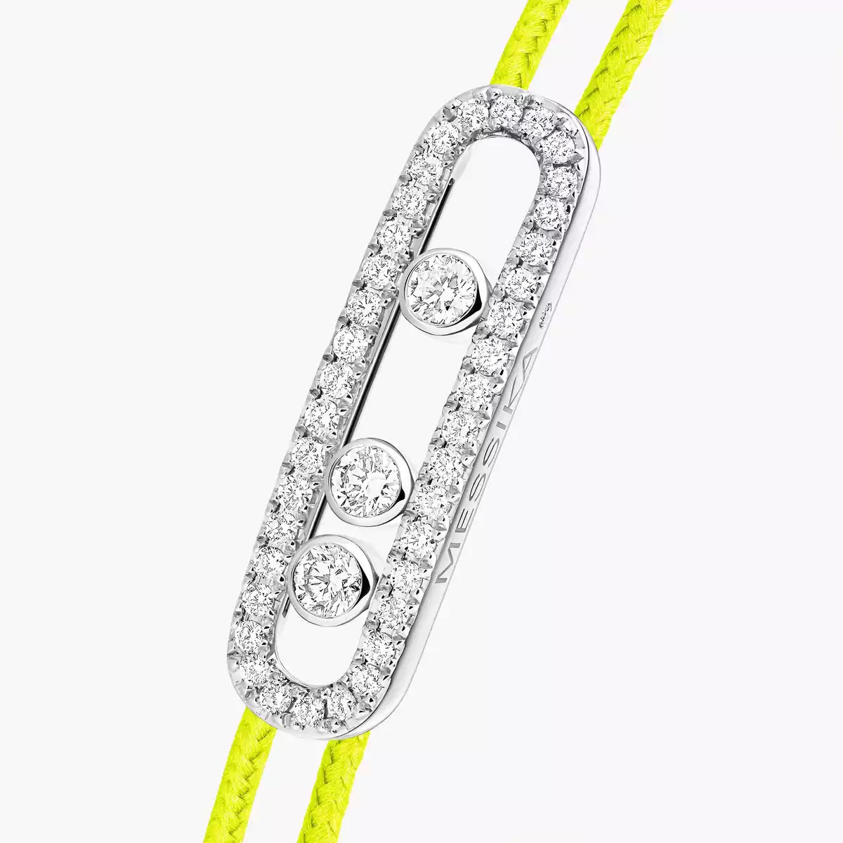 [ECHO]Messika Care(s) pink cord pavé bracelet