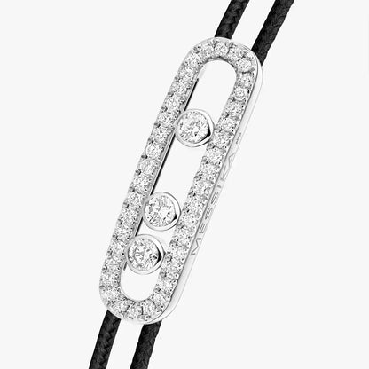 [ECHO]Messika Care(s) pink cord pavé bracelet