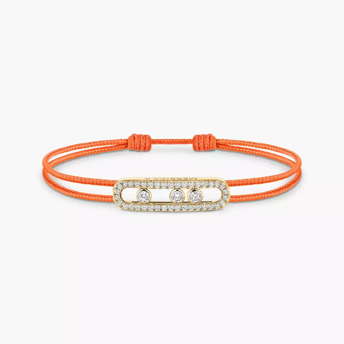 [ECHO]Messika Care(s) pink cord pavé bracelet