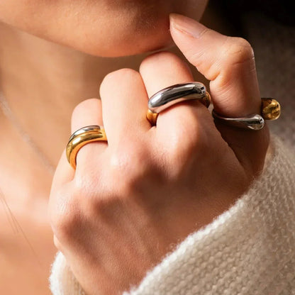 [Echo Fine]Seren Two Tone Gold Ring