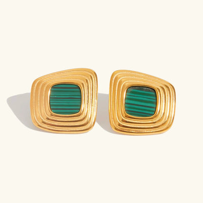 [Echo Fine]Sylvie Geometric Gold Earrings