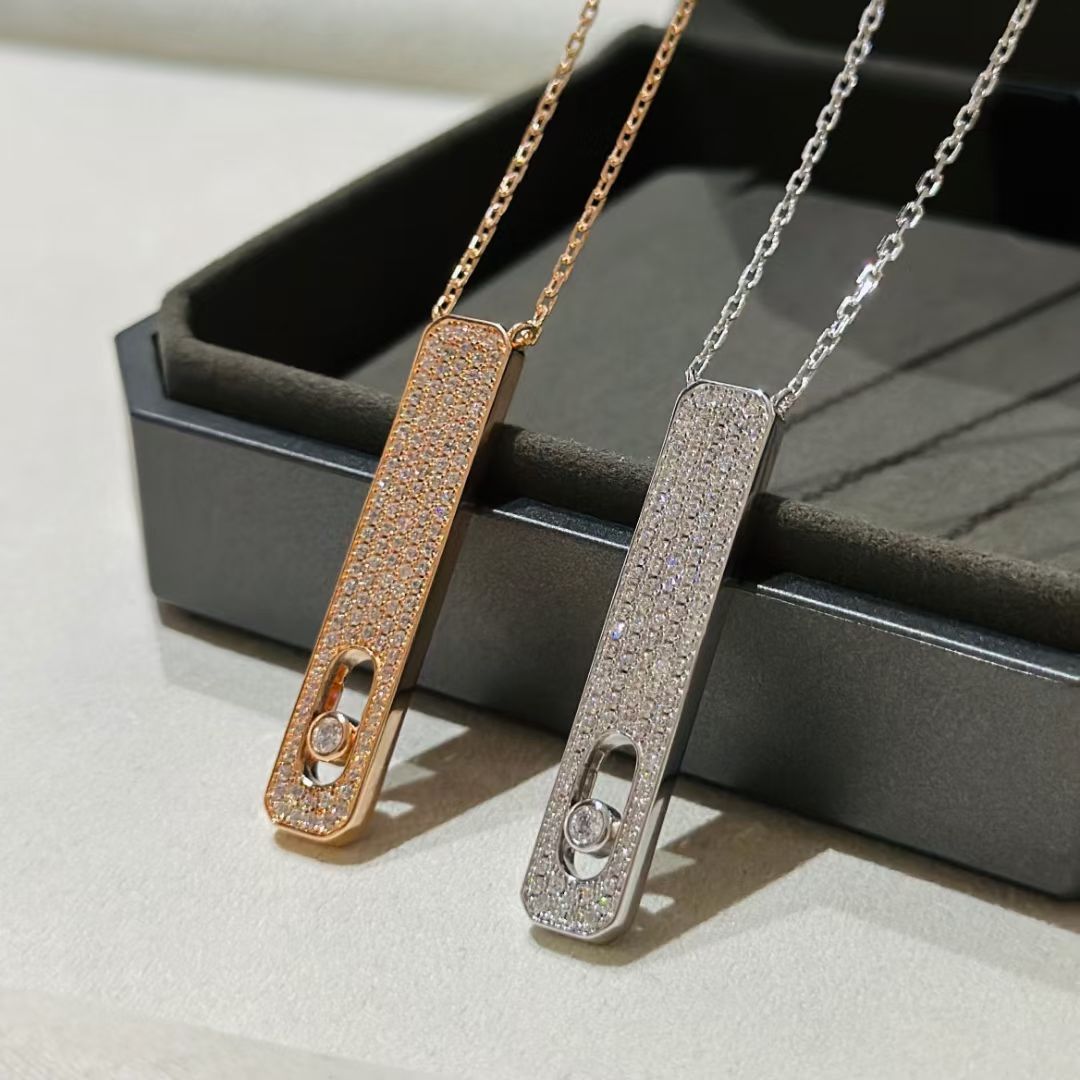 [ECHO]MY FIRST DIAMOND PAVED NECKLACE