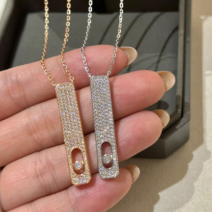 [ECHO]MY FIRST DIAMOND PAVED NECKLACE