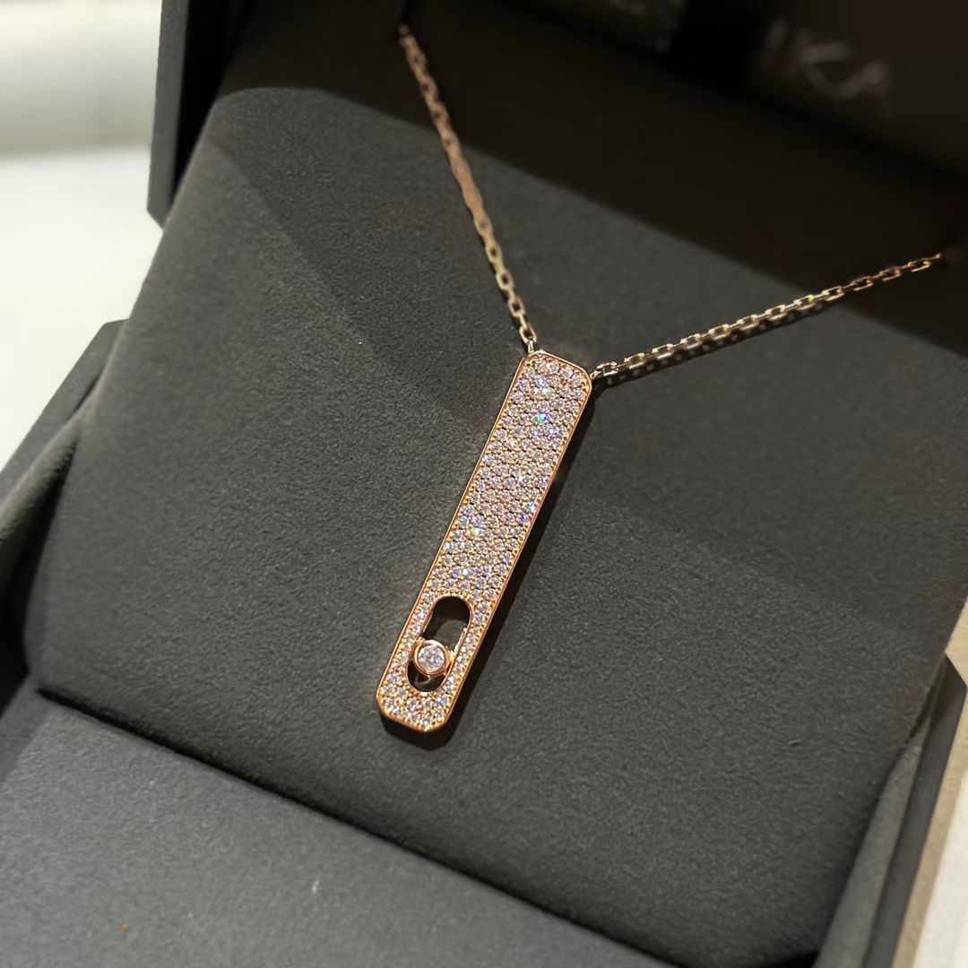 [ECHO]MY FIRST DIAMOND PAVED NECKLACE