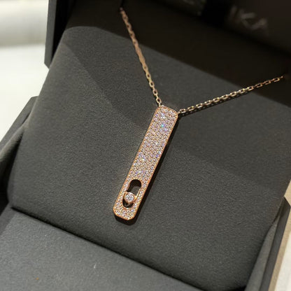 [ECHO]MY FIRST DIAMOND PAVED NECKLACE